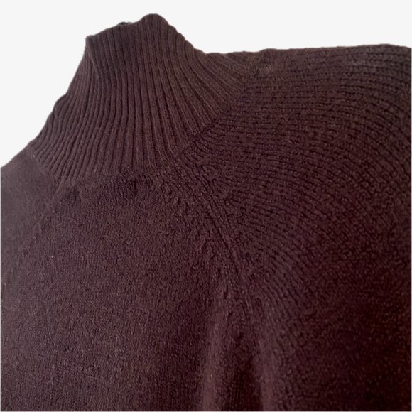 😊Banana Republic Womens Size S Pullover Sweater Turtleneck Purple Recycled NWT - Picture 5 of 9